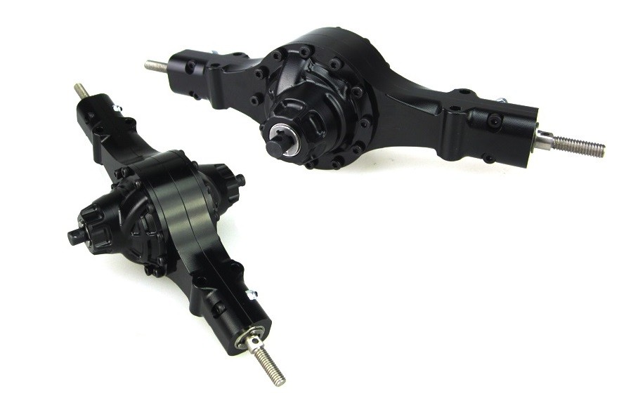Alum. CNC Rear Axle Set for Tamiya 1/14 Truck Rigidrc Shop