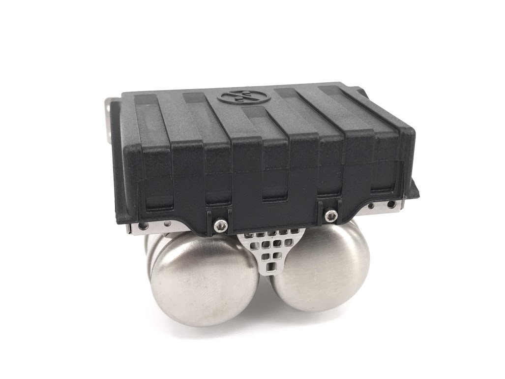 Stainless Steel Battery Box & Cylinder Kit for Tamiya 1/14 Man TGX