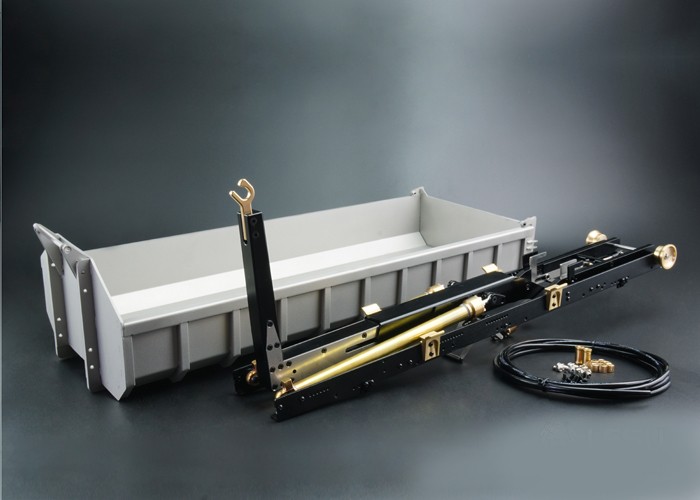 Stainless Steel Tipper With Hydraulic Valves Kit for Tamiya 1/14 Truck