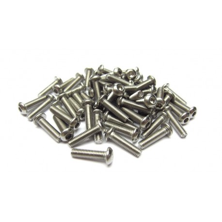 3x12mm  Stainless Steel Hex Socket Round Head Screws