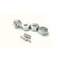 12mm Wheel Hub & Hex Pin set