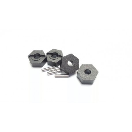 12mm Wheel Hub & Hex Pin set