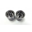 LH Truck Alum. Rear Wheels Chrome Mirror (pair)