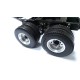 Alum. CNC 2 Axle Dolly Trailer for Tamiya 1/14 Truck