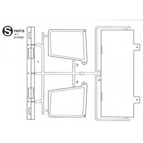 Tamiya Scania part S