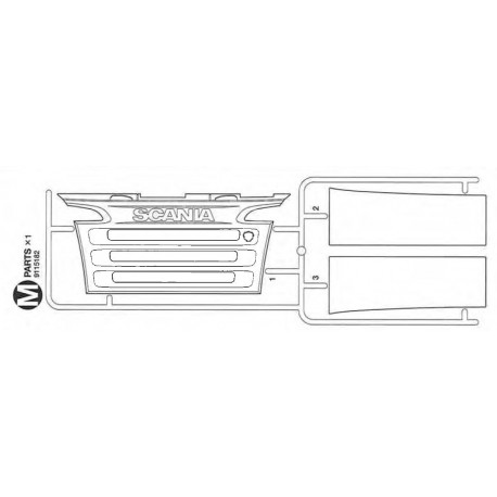 Tamiya Scania part M