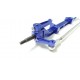 Alum. CNC Front Axle for Tamiya 1/14 Truck Blue