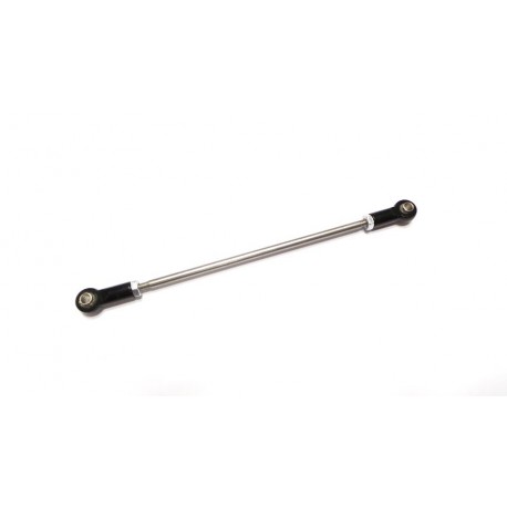 Stainless Steel Steering Rod with Metal Rodend (eye to eye 119mm)