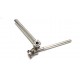 Metal U Shaft 120-170mm Stainless Steel Silver