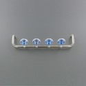 Scania top light holder with chromed lights Angel Eyes LED Set