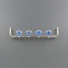 Scania top light holder with chromed lights Angel Eyes LED Set