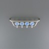 Scania front light holder with chromed lights Angel Eyes LED Kit
