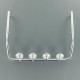 Mercedes Benz Actros 1851 top light holder with chromed lights Angel Eyes LED Set