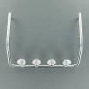Mercedes Benz Actros 1851 top light holder with chromed lights Angel Eyes LED Set