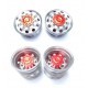 STT 4x2W Alum Wheels Set Red for Tamiya 1/14 Truck