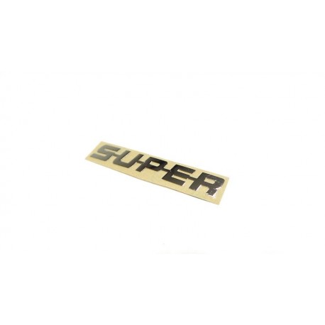 Chrome SUPER logo Decal for Tamiya Scania
