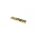 Chrome SUPER logo Decal for Tamiya Scania