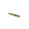 Chrome SUPER logo Decal for Tamiya Scania