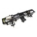 Optimized Tamiya 2-axle chassis 4x2 for Tamiya 1/14 Truck Scania & MAN & Benz 