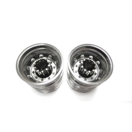 Reality Truck Alum. Rear Wheels Black V2 (pair)