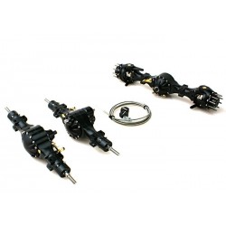 Ultimate 6x6 Axle w/ differential lock Set for Tamiya 1/14 Truck