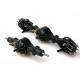 Ultimate 4x4 Axle w/ differential lock Set for Tamiya 1/14 Truck