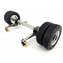 DIY Lowboy Suspension Axle Set w/Small Wheel & Tire