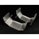 Reality Stainless Steel Front Fender Set for Tamiya Truck