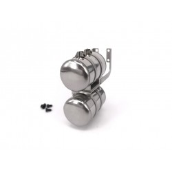 Stainless Steel Double Cylinder for Tamiya 1/14 Truck