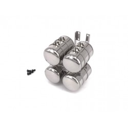 Stainless Steel Quadruple Cylinder for Tamiya 1/14 Truck