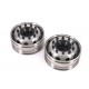 Stainless Steel Front Wheels for Tamiya 1/14 Truck