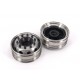 Stainless Steel Front Wheels for Tamiya 1/14 Truck