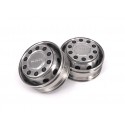 Stainless Steel MAN Front Wheels for Tamiya 1/14 Truck