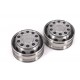 Stainless Steel MAN Front Wheels for Tamiya 1/14 Truck