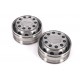 Stainless Steel MAN Front Wheels for Tamiya 1/14 Truck