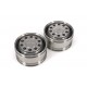 Stainless Steel MAN Front Wide Wheels for Tamiya 1/14 Truck