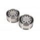 Stainless Steel MAN Front Wide Wheels for Tamiya 1/14 Truck