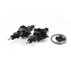 Ultimate V2 Rear Axle w/ differential lock Set for Tamiya 1/14 Truck