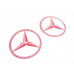 Red Side Decal Set 100mm for Tamiya 1/14 Mercedes-Benz Actros 1851 / 3363