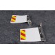 Stainless Steel Mud Flap For Tamiya 1/14 Grand Hauler / King Hauler / Knight Hauler / Ford Aeromax / Globe Liner / Freightliner