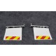 Stainless Steel Mud Flap For Tamiya 1/14 Grand Hauler / King Hauler / Knight Hauler / Ford Aeromax / Globe Liner / Freightliner