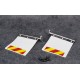 Stainless Steel Mud Flap For Tamiya 1/14 Grand Hauler / King Hauler / Knight Hauler / Ford Aeromax / Globe Liner / Freightliner