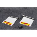 Stainless Steel Mud Flap For Tamiya 1/14 Grand Hauler / King Hauler / Knight Hauler / Ford Aeromax / Globe Liner / Freightliner