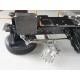 Metal Castor Angle Front Axle w/Leaf Springs for Tamiya 1/14 Truck DIY