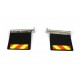 Stainless Steel Mud Flap Black For Tamiya 1/14 Grand Hauler / King Hauler / Knight Hauler / Ford Aeromax / GL / Freightliner