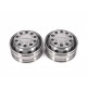 Stainless Steel Scania Front Wheels for Tamiya 1/14 Truck