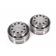 Stainless Steel Scania Front Wheels for Tamiya 1/14 Truck