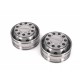 Stainless Steel Scania Front Wheels for Tamiya 1/14 Truck