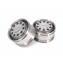 Stainless Steel Scania Front Wide Wheels for Tamiya 1/14 Truck