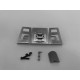 Stainless Steel Bumper Toe Mount for 1/14 Tamiya 1/14 Mercedes-Benz Actros 1851/3363